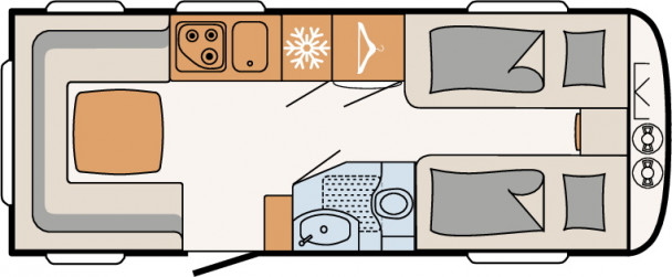 Model diagram Dethleffs Nomad, 510 ER