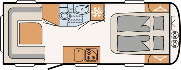 Model diagram Dethleffs Nomad, 530 DR