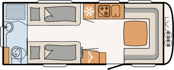 Model diagram Dethleffs Nomad, 560 RET