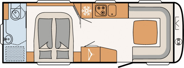 Model diagram Dethleffs Nomad, 650 RQT