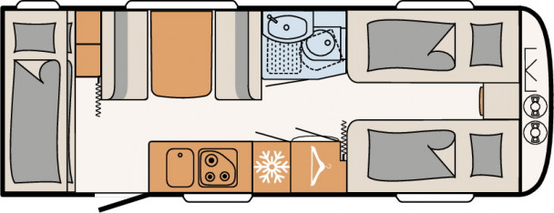 Model diagram Dethleffs Camper, 550 ESK
