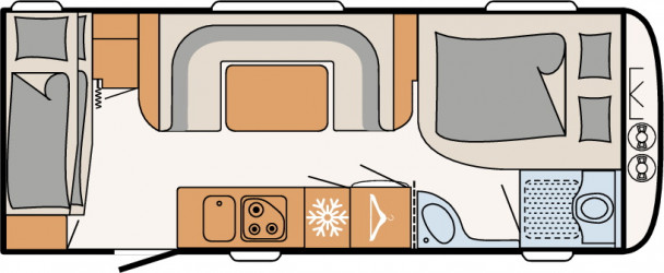 Model diagram Dethleffs Camper, 560 FMK