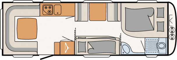 Model diagram Dethleffs Camper, 730 FKR