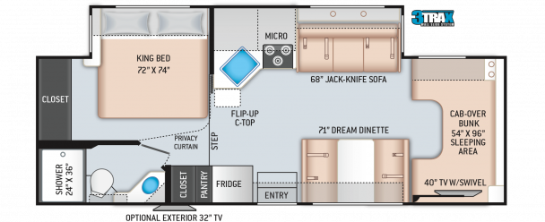Model diagram Thor Freedom Elite, 27FE