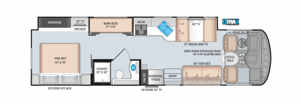 Model diagram Thor Windsport, 34J