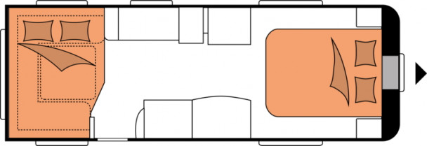 Model diagram Hobby Prestige, 650 UFf