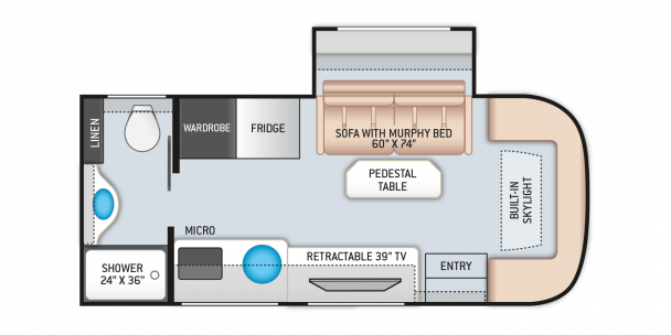 Model diagram Thor Gemini, 23TE