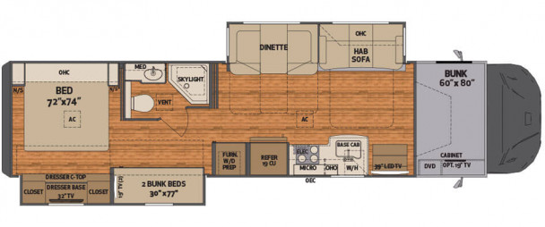 Model diagram Renegade Valencia, 38BB