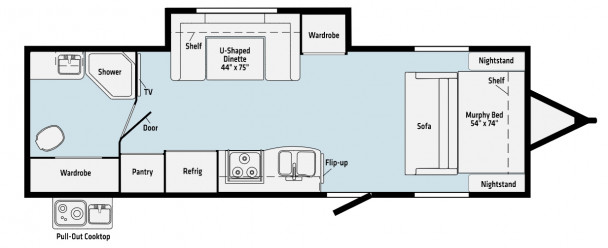 Model diagram Winnebago HIKE, H210RB