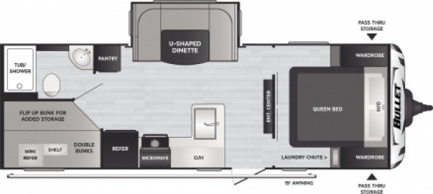 Model diagram Keystone Bullet Crossfire, 2430BH