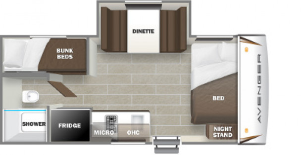 Model diagram Prime Time Avenger, 17BHS