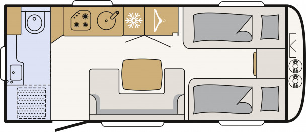 Model diagram Dethleffs Nomad, 520 ELT