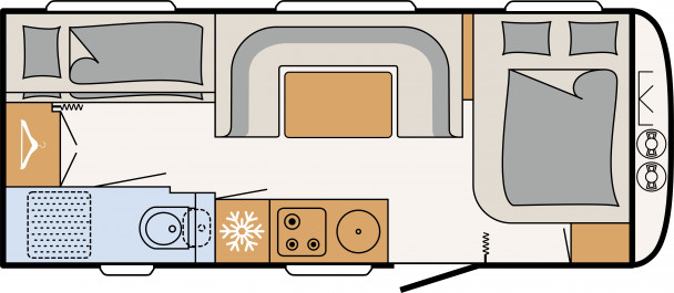 Model diagram Dethleffs Beduin Scandinavia, 540 QMK
