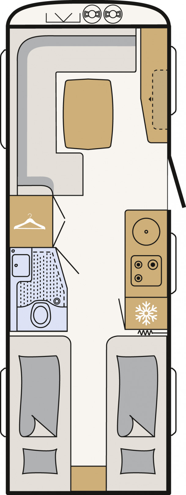 Model diagram Dethleffs Beduin Scandinavia, 550 SE