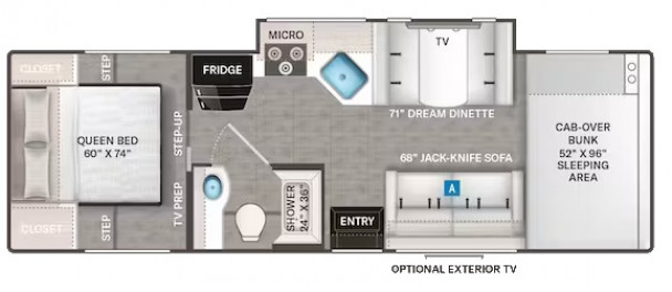Model diagram Thor Chateau, 28Z