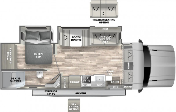 Model diagram Dynamax Isata 5, 30FW