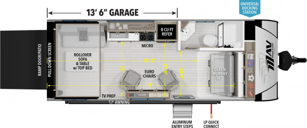 Model diagram Grand Design MOMENTUM MAV, 22MAV
