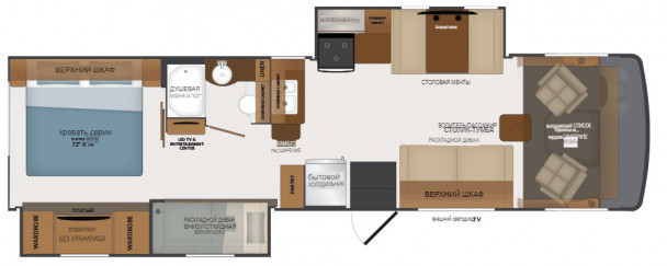 Model diagram Fleetwood Flair, 33B6