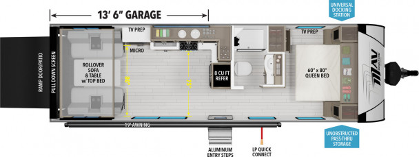 Model diagram Grand Design MOMENTUM MAV, 27MAV