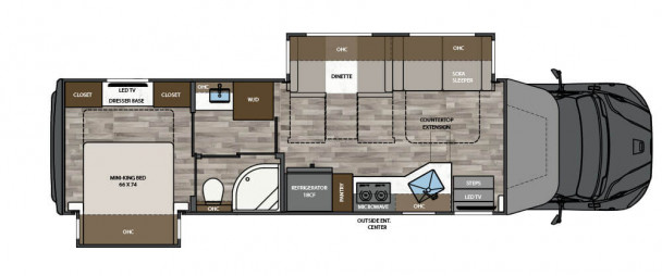 Model diagram Renegade Verona, 36VSB