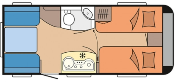 Model diagram Hobby Ontour, 460 DL