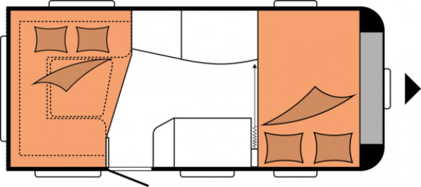 Model diagram Hobby De Luxe, 455 UF