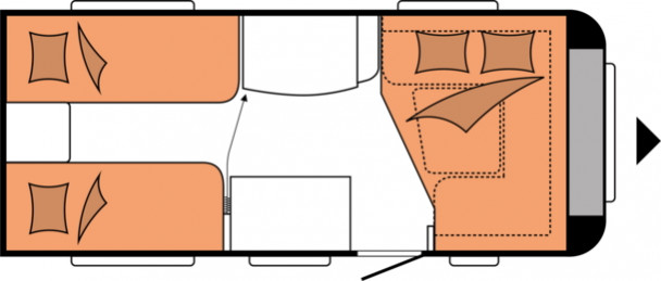Model diagram Hobby De Luxe, 460 LU
