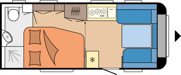 Model diagram Hobby De Luxe, 495 WFB