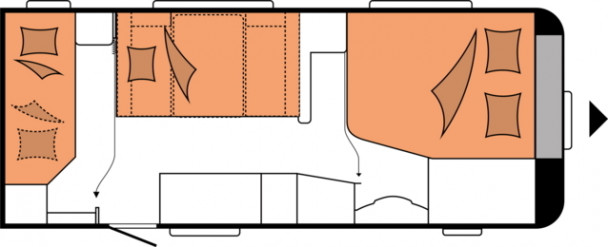 Model diagram Hobby De Luxe, 560 KMFe