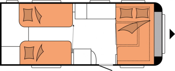 Model diagram Hobby Prestige, 560 WLU