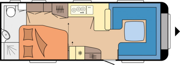 Model diagram Hobby Prestige, 660 WFC