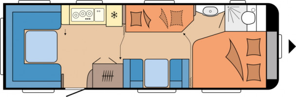 Model diagram Hobby Prestige, 720 UKFe
