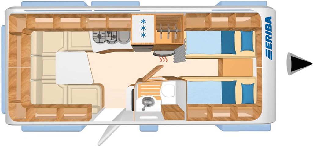 HYMER / ERIBA / HYMERCAR Eriba Nova GL 530 Backofen,Markise,Mover XT