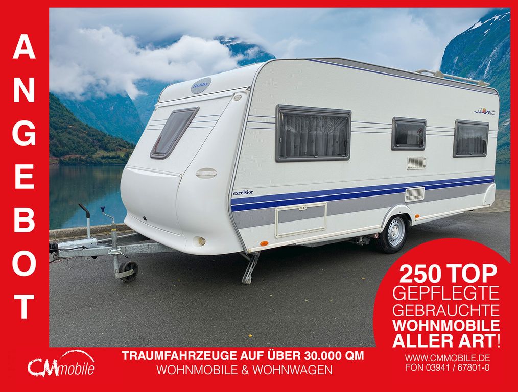 Hobby Excelsior 540 FU - Rundsitzgruppe - Festbett -